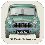 Austin Mini Countryman (wood) 1965-67 Coaster 1